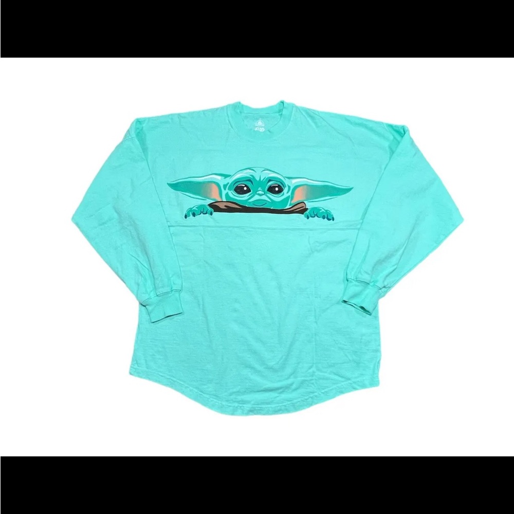 Disney Star Wars The Mandalorian Baby Yoda Grogu The Bounty Spirit Jersey XS